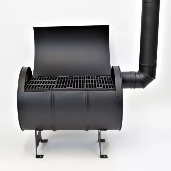Party Grill with Lid open