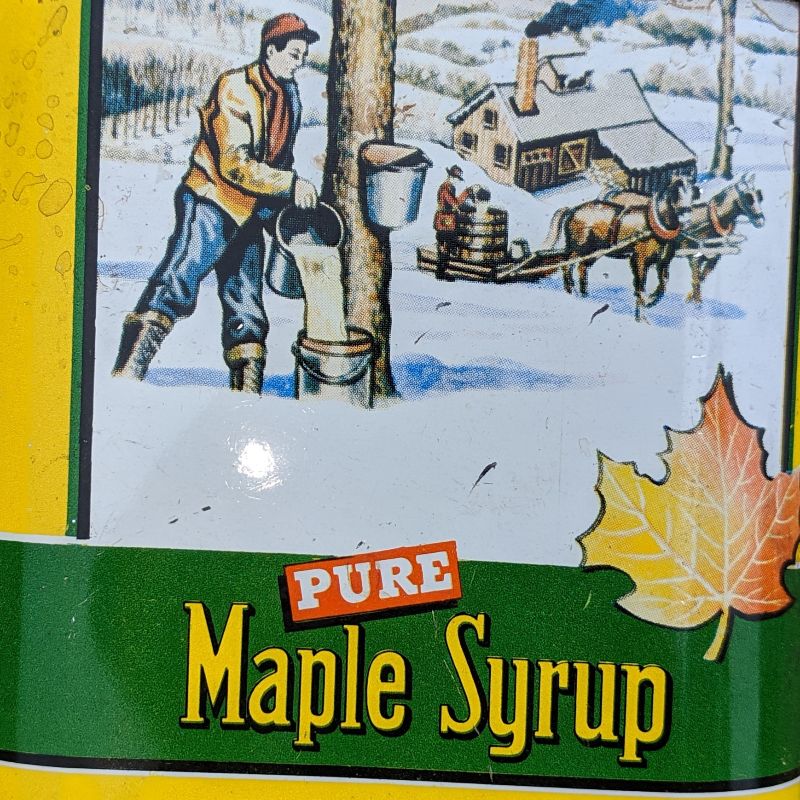 antique maple syrup bottle