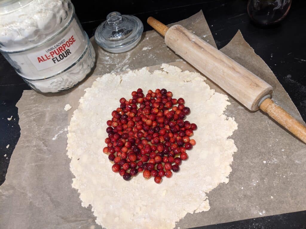 Cranberry Maple Tart