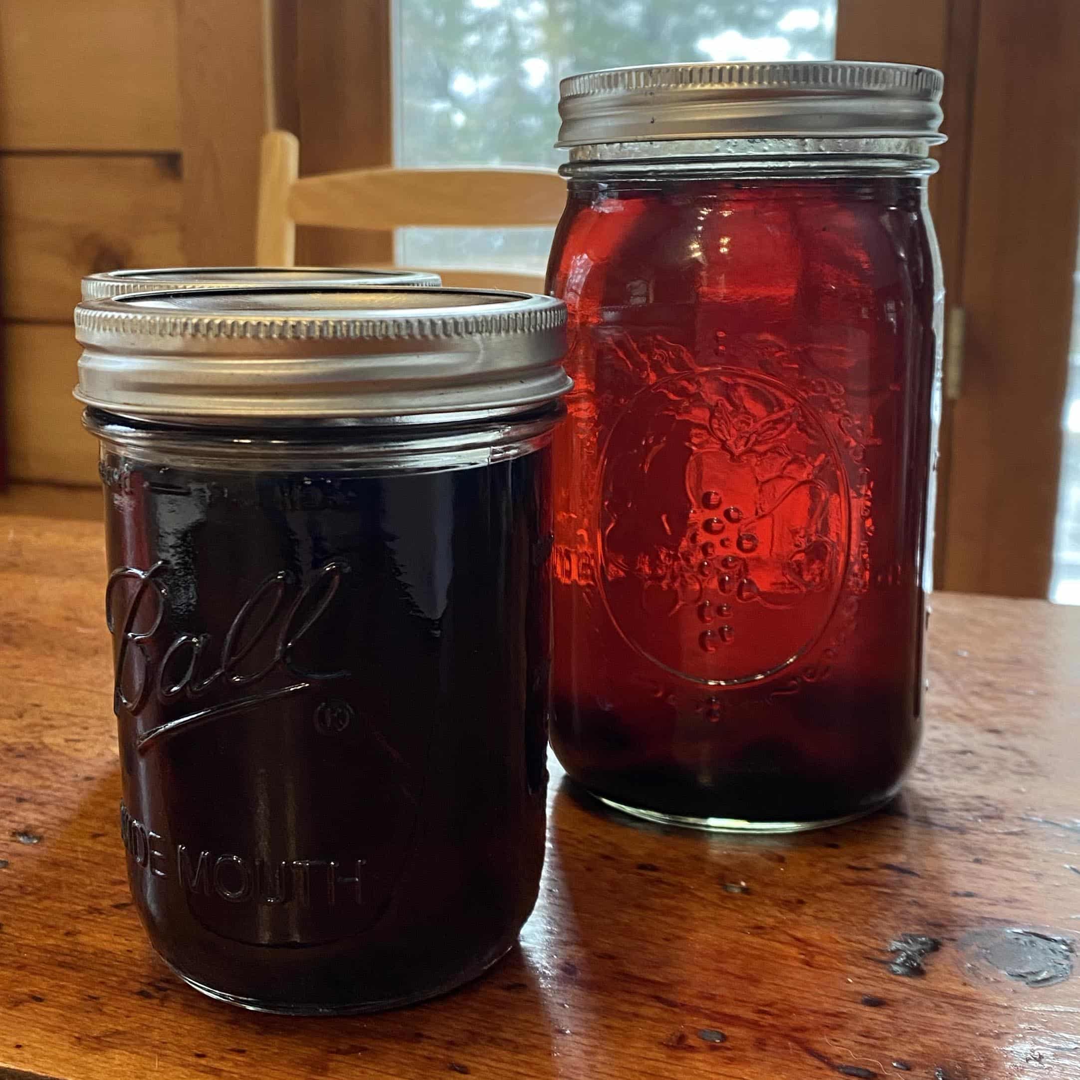 Maple Syrup in Canning Jars